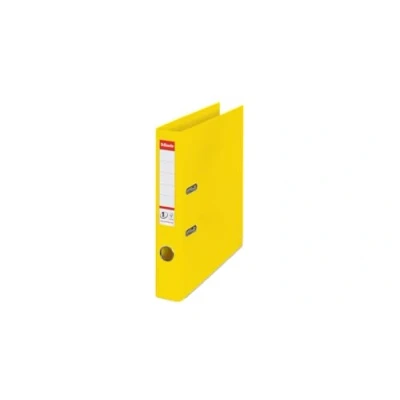Image de Esselte Classeurs A4 à Levier, Jaune, Dos de 52 mm, Plastique, Lot 10, Gamme Vivida, 624074