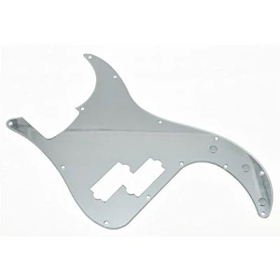 Image de KAISH Pickguard à 13 trous style P Bass pour basse USA/Mexique Precision Argenté Miroir