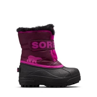 Image de Sorel Snow Commander Botte de Neige, Purple Dahlia/Groovy Pink, 27 EU