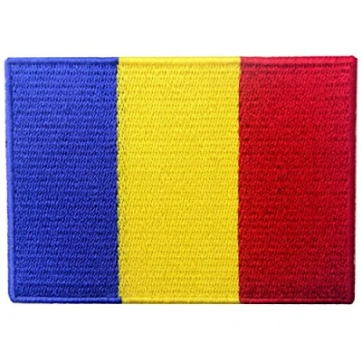 Image de Drapeau de la Roumanie Emblème national Brodé à Repasser ou Coudre Patch