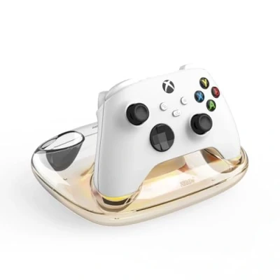 Image de 8BitDo Dual Charging Dock For Xbox Wireless Controllers White. EU PLUG POWER ADAPTER, BATTERIES INCLUDED