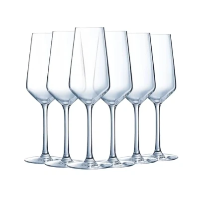 Image de Luminarc Collection Vinetis 6 Flûtes 23 cl Design moderne et élégant Fabriquées en France Emballage renforcé