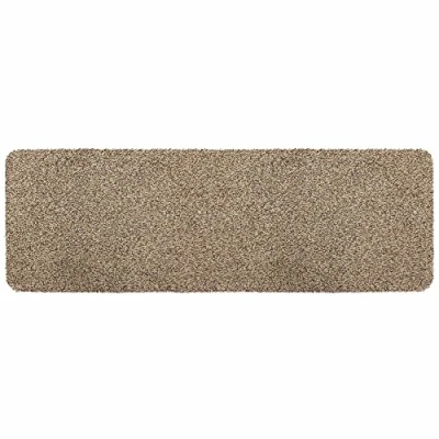 Image de JVL Tanami Paillasson 2 Tons, Coton, Polyester, Caoutchouc, polychlorure de Vinyle, polypropylène, Beige, 50 x 150 cm