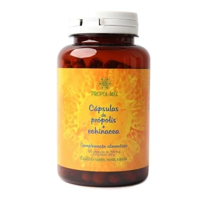 Image de Propolis gelules + Echinacea. 120 capsules x 500 mg (350 150 Echinacea). Complément alimentaire qui aide à activer le système immunitaire.