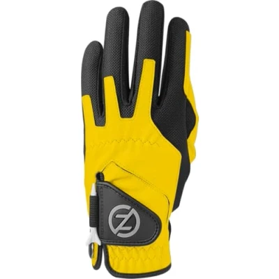 Image de Zero Friction Gant de Golf Compression synthétique pour Homme, Main Droite, Taille Unique, Jaune, GL00026