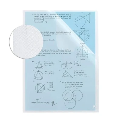 Image de OXFORD Sachet de 10 Pochettes Classement Ouverture en Angle A4 Polypropylène Incolore