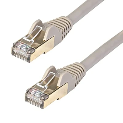 Image de StarTech.com Câble réseau Ethernet RJ45 Cat6 de 10 m Gris Neuf