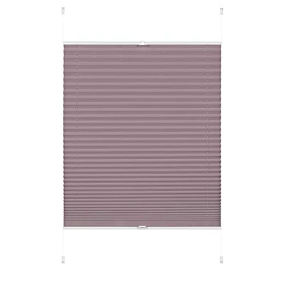 Image de GARDINIA EASYFIX Rideaux Plissées Greta à Fixer par Serrage, Opaques, Kit de Montage Inclus, Perlmuttrosa, 80 x 130 cm (LxH)