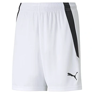Image de Puma Mixte enfant Teamliga Jr Short d contract , Blanc Noir, 152 EU