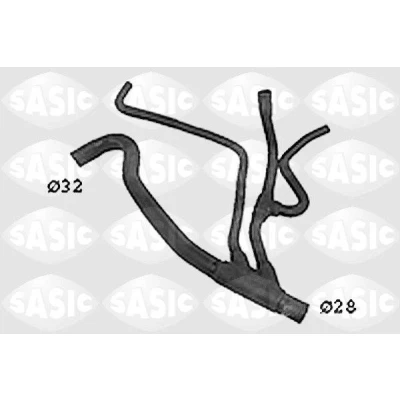 Image de SASIC SWH4330 Durite De Refroidissement gauche inférieur RENAULT: MEGANE Scenic, Scénic 1, 1
