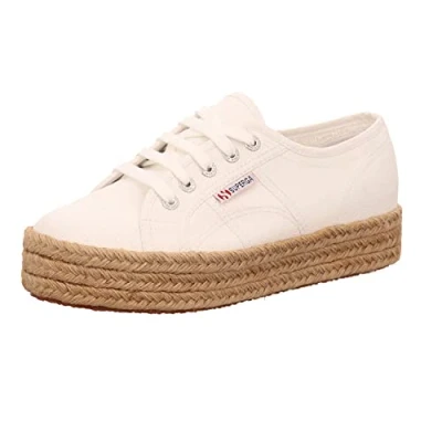 Image de Superga 2730 Cotropew Espadrilles, Femme, Taille: 37, White Textile