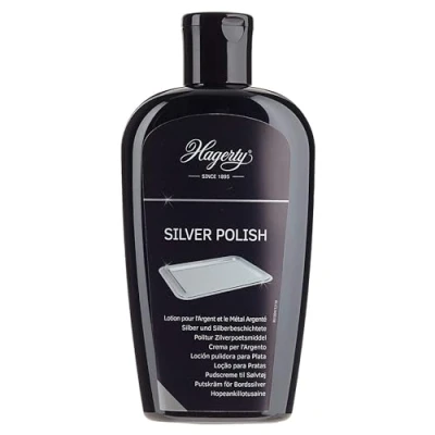 Image de Hagerty Silver Polish Nettoyant efficace pour l&#039;argent et le métal argenté I 250 ml Produit à effet instantané les vases, cadres, accessoires, objets de décoration