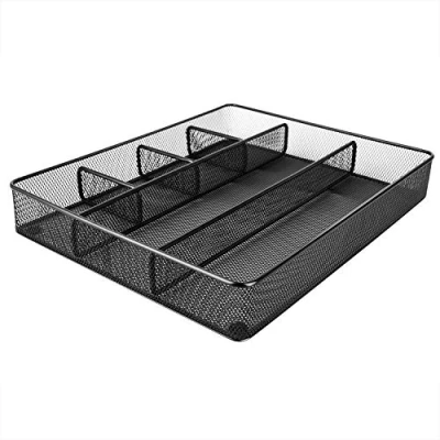 Image de Amazon Basics Mesh Drawer Organizer, Black