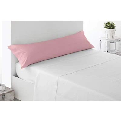 Image de Miracle Home Housse de coussin douce et confortable en coton 50 % polyester Rose 150 cm