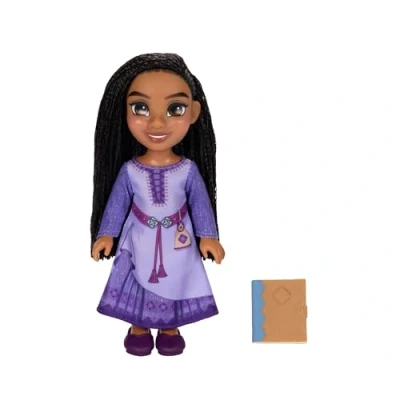 Image de Disney Wish Poupée Asha 15cm Licence Officielle Jouet Articulée A Emporter Partout Articulable Et Stylé Cheveux Longs Coiffables Cadeau Parfait pour Fans de Dès 3 Ans
