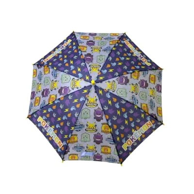 Image de CyP Brands Pokémon parapluie pour enfant, diamètre 54 cm, automatique, multicolore, produit officiel, multicolore