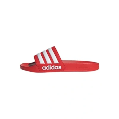 Image de adidas Mixte Adilette Shower Slides, Vivid Red / Cloud White Red, 40.5 EU