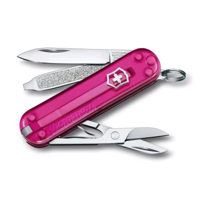 Image de Victorinox, Classic SD, Couteau de Poche Suisse, Multifonction, Léger, 7 Fonctions, Petite lame, Lime à ongles, Tournevis 2,5 mm