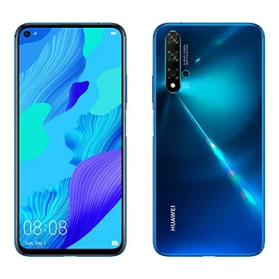 Image de Huawei Nova 5T Smartphone débloqué 4G (6,26 Pouces 128Go ROM Double Nano SIM Android) Bleu