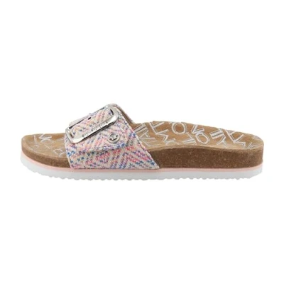 Image de TOM Tailor Trenner MIT Buntem Muster Mules, Femme, Taille: 42, Blue multi Polyester