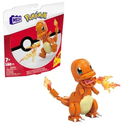 Image de Mega Construx Pokémon Salamèche à Construire Briques de construction 7 ans et +