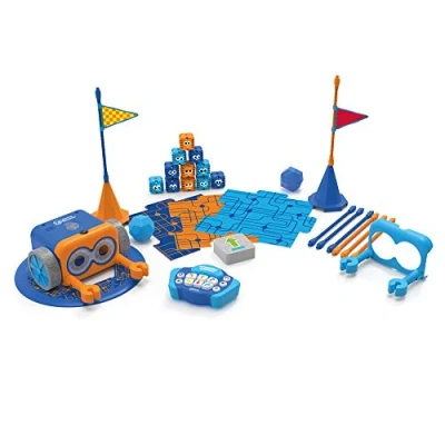 Image de Learning Resources Kit d&#039;activités de codage du robot Botley 2.0, programmable pour enfants, jouets STEM, jeux 78 pièces, Cadeau les enfants 5 6 7 8 ans, garçons et filles, Multicolore, 9.6 x 9.1 6.4 inches