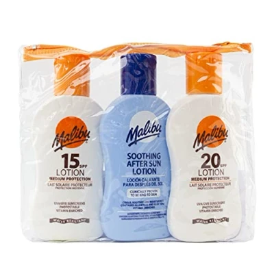 Image de Malibu Set de voyage 1 crème solaire SPF15 100 ml SPF20 après soleil