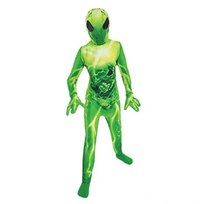 Image de Amscan 997689 Extraterrestre Déguisement pour Garçon 4 6 Ans, Vert