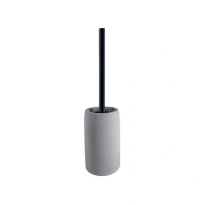 Image de Spirella Brosse WC avec Support Céramique Gemma Gris Foncé