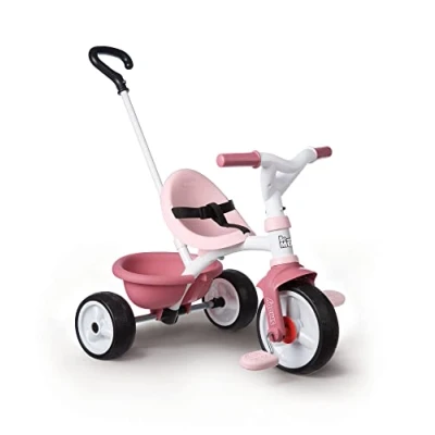 Image de Smoby Steffi Love Cute Walk Trottinette avec Deux dalmatiens pour poupées Evi, 12 cm et 29 cm, à partir de 3 Ans, 7600740332, Rose II, 68 x 52