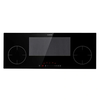 Image de Klarstein 7000W Plaque Induction Encastrées 4 Feux, Tables de Cuisson Encastrable, Contrôle Tactile, Rechaud Electrique pour la Cuisine