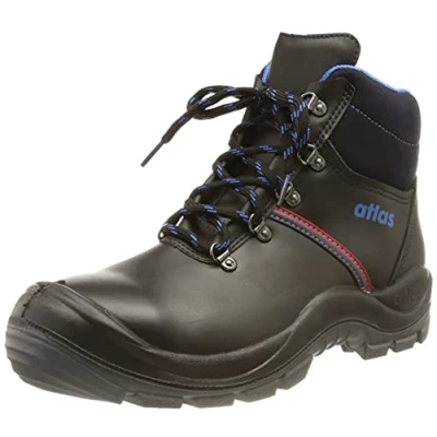 Image de ATLAS Anatomic Bau 500 S3 W.10 Bottes de travail Taille 40, Noir, 40 EU