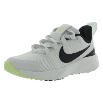 Image de Nike Performance STAR Runner 4 Unisex Chaussures de running neutres pour enfants, Taille: 28, Summit white/black/barely volt/white