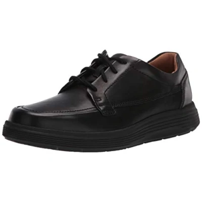 Image de Clarks Homme Un Abode Ease Derbys, Cuir Noir, 48 EU