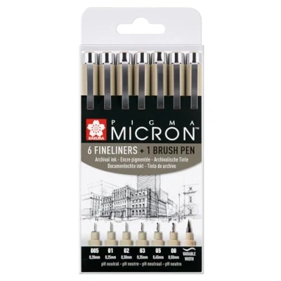 Image de Manga set Sakura Koi Coloring Brush stylos. à base d&#039;eau pointe fine en plastique Brosse Stylos de (2 x 24) 48 .Made in Japan