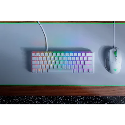 Image de Razer Huntsman Mini clavier Jouer USB QWERTY Anglais Blanc Neuf