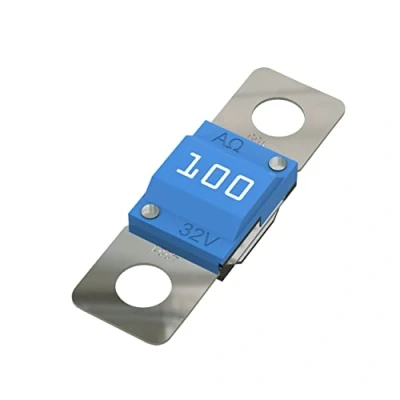Image de AUPROTEC Fusible Midi à Courant élévé/Verrouillage vis 40 100A, Choix : 100A ampères, Bleu, 5 pièces