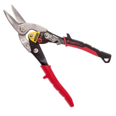 Image de Stanley FATMAX Cisaille Aviation Coupe Gauche Tête Fine Acier Forgé Chromé Double Action de Pivot pour Plus Puissance Poignées Ergonomiques Gamme Robuste et Ergonomique 2 14 562
