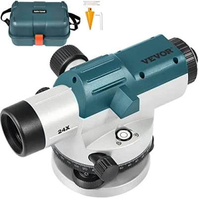 Image de VEVOR Optische Waterpassen 24X Automatisch Optisch Niveau 40 mm Automatische Waterpas met een Zelfnivellerende Compensator en IP54 bescherming Gebruikt voor Verschillende Bouwwerkzaamheden