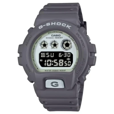 Image de G SHOCK Hidden GLOW DW6900HD Montre à affichage digital, Homme, Taille: One Size, Grey