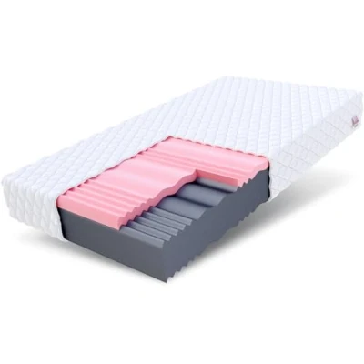 Image de FDM Matelas Select 100x200 cm Mousse Froide Épaisseur 18 Dureté H3 et H4 Visco Oeko Tex antiallergiques Housse Jersey Lavable en Machine