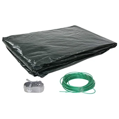 Image de Bache couverture volet enrouleur Steinbach 36325 Bâche d&#039;hiver pour bac Rond 500 x 0.1 cm Vert