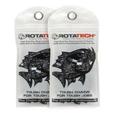 Image de Rotatech Lot de 2 chaînes pour tronçonneuse Stihl MS181 30 cm