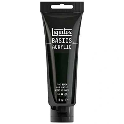 Image de Liquitex 8870021 Basics peinture acrylique, artistique monopigmentée, résistante à la lumière, qualité archive, finition satinée, tube de 118 ml Argent