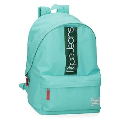 Image de Pepe Jeans Darienne Sac à dos adaptable au chariot Vert 32x44x17,5 cms Polyester et PVC 24.64L