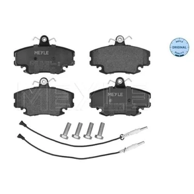 Image de MEYLE 025 214 6318/W Jeu de plaquettes frein ORIGINAL Quality Essieu avant contact signal d&#039;usure inclus avec tôle anti bruit RENAULT: TWINGO 2