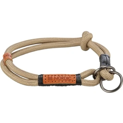 Image de TRIXIE BE Nordic 17294 Collier pour Chien Sable/Noir Confortable Chiens de Grande et très Taille avec limitation Traction Robuste élégant