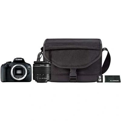 Image de Canon EOS 2000D 18 55 DC + SB130 16GB Kit d&#039;appareil photo SLR 24,1 MP CMOS 6000 x 4000 pixels Noir