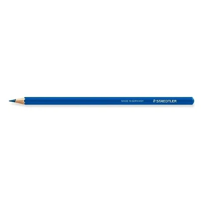 Image de STAEDTLER 146C 3 Design Journey Lot de 6 crayons couleur Bleu Haute pigmentation Mine souple Bois issu forêts certifiées PEFC Forme hexagonale classique dans une boîte
