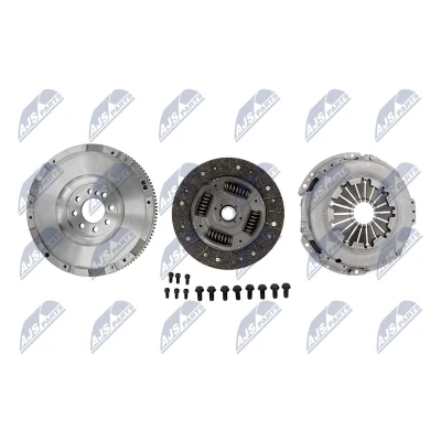 Image de NTY NZS FR 004 Kit d&#039;embrayage avec mécanisme d&#039;embrayage, sans butée hydraulique volant moteur, disque FORD: Transit Mk6 Van